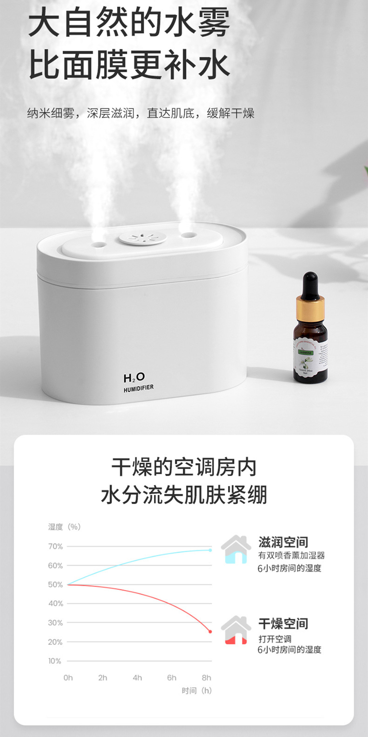 双喷迷你加湿器